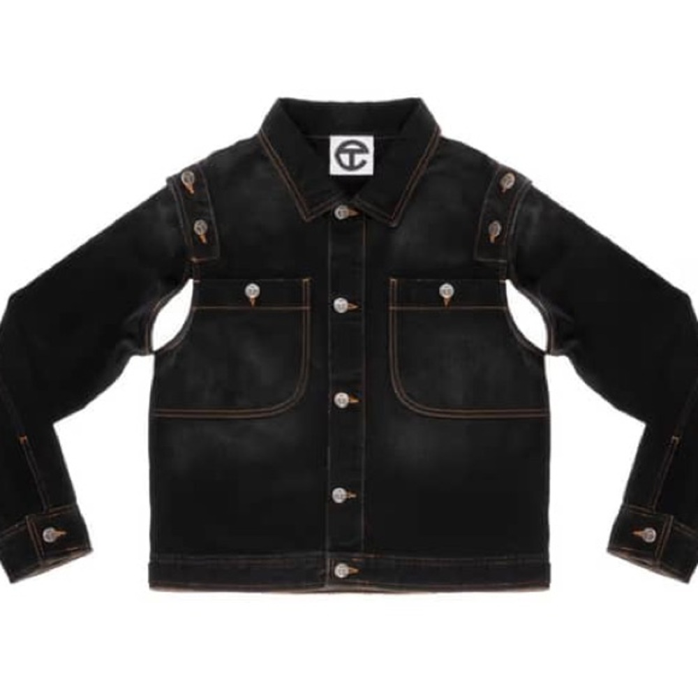 Telfar Black Denim Jacket